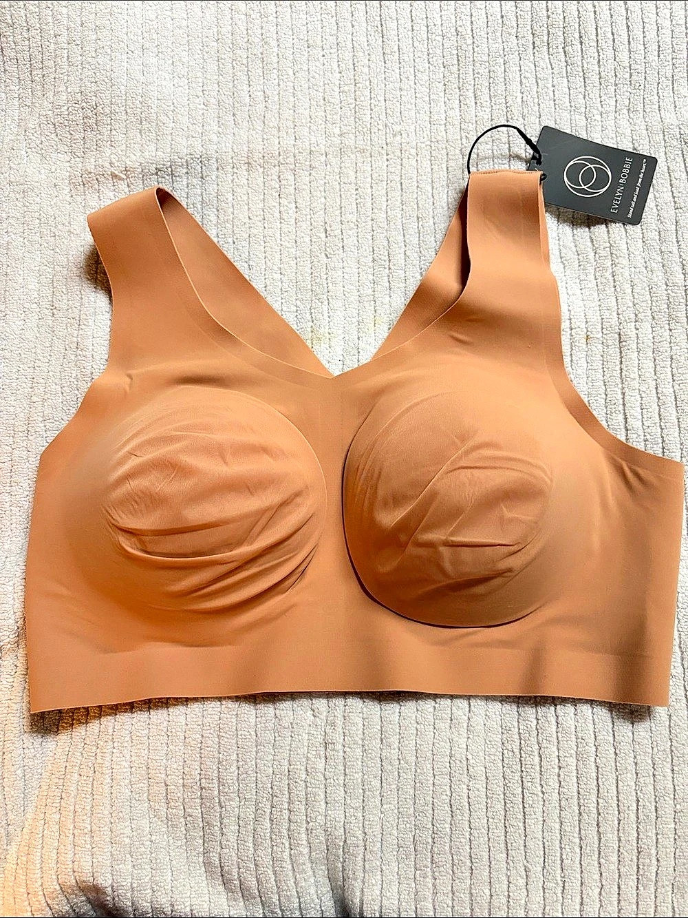 Evelyn Bobbie Defy Bra Seamless Bra in Brown NWT